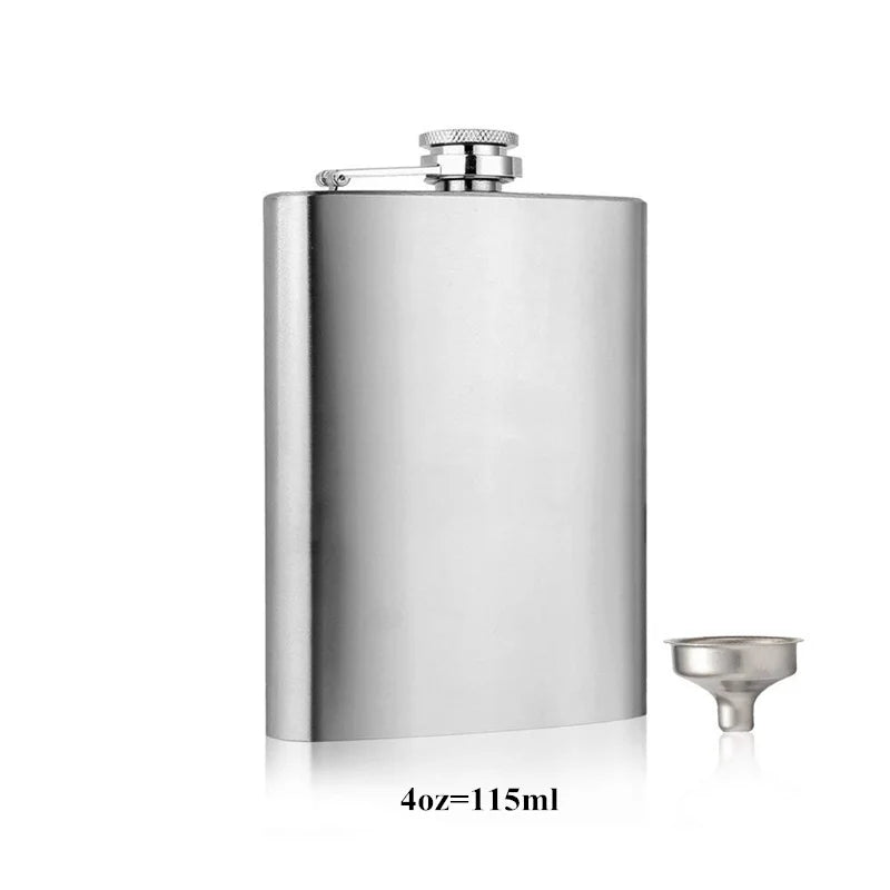 Hip Flask Set - Stainless Steel