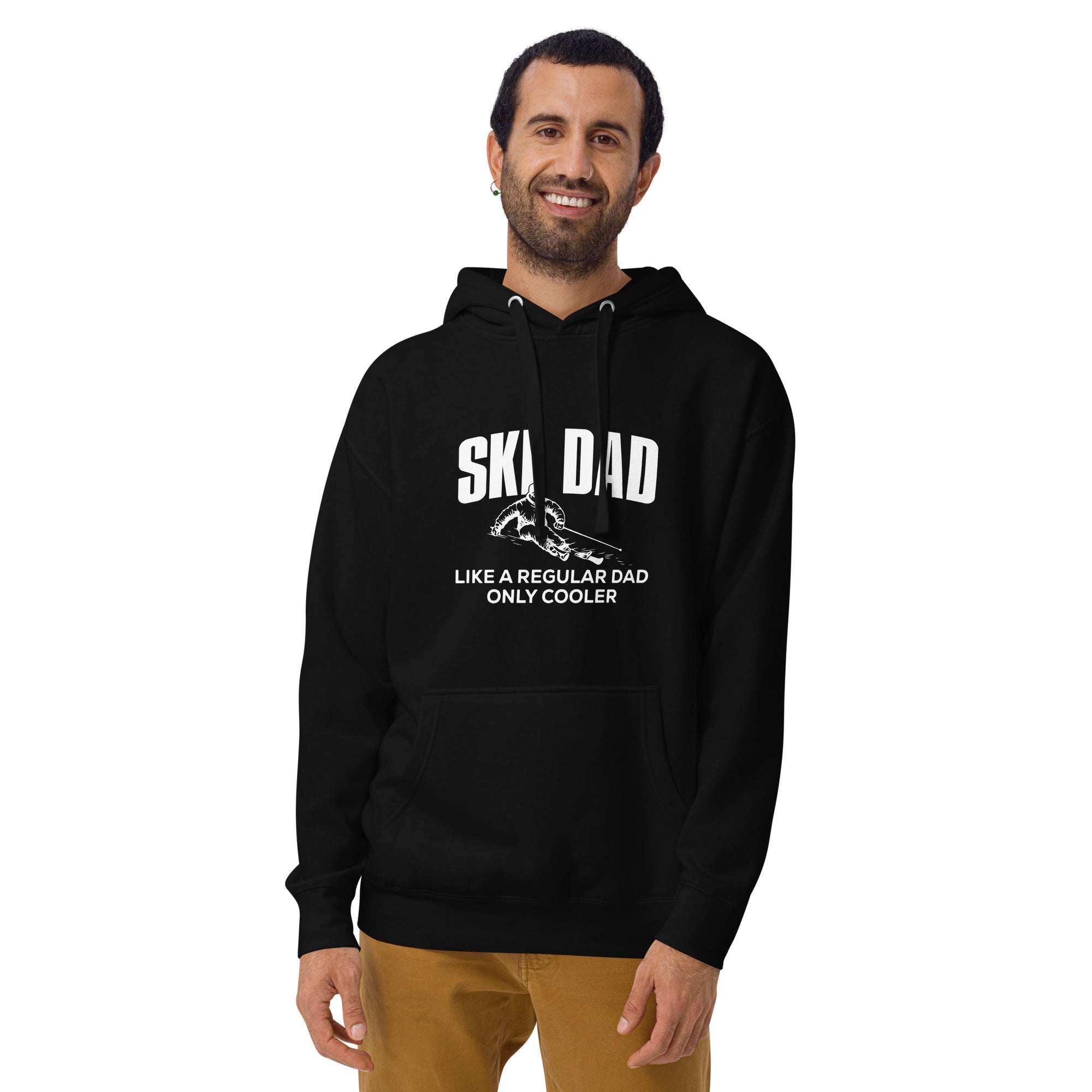 Ski Dad Hoodie Black