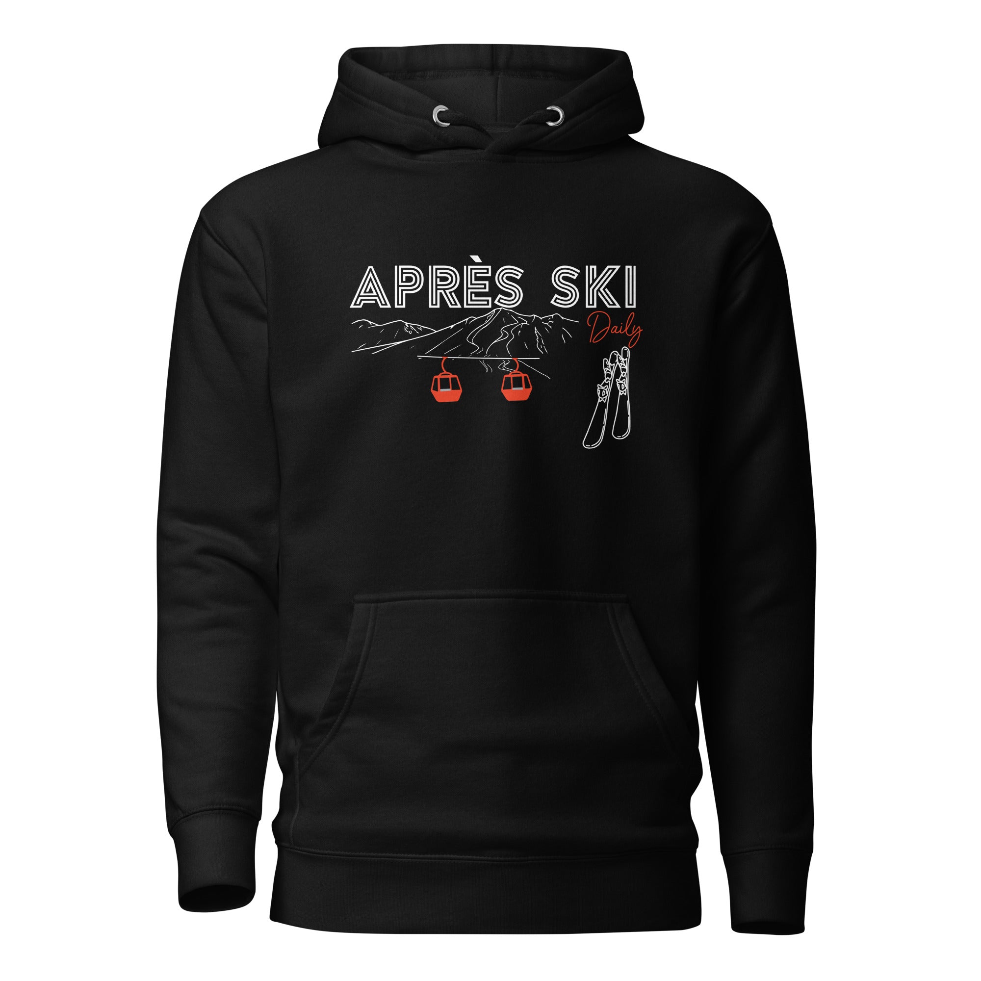 Après Ski Daily Design Hoodie - Black
