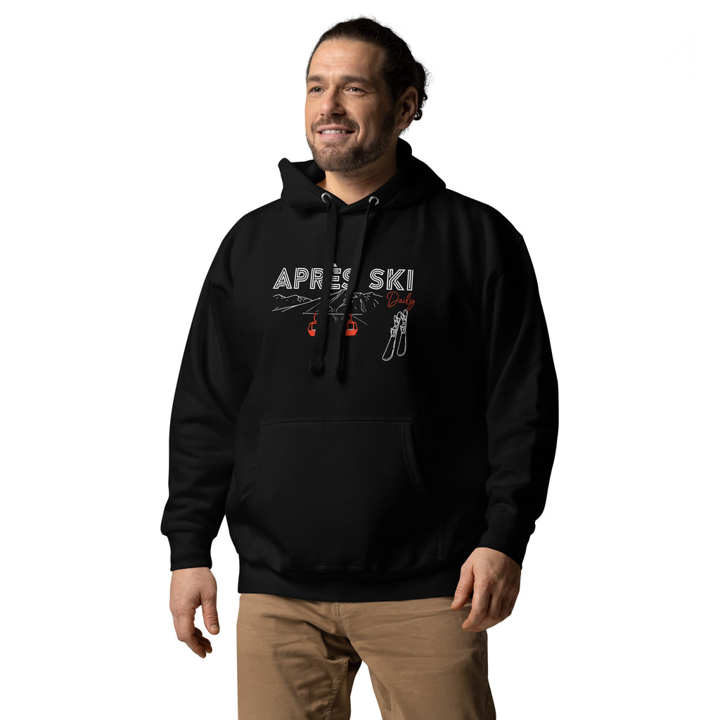 Après Ski Daily Design Hoodie - Black