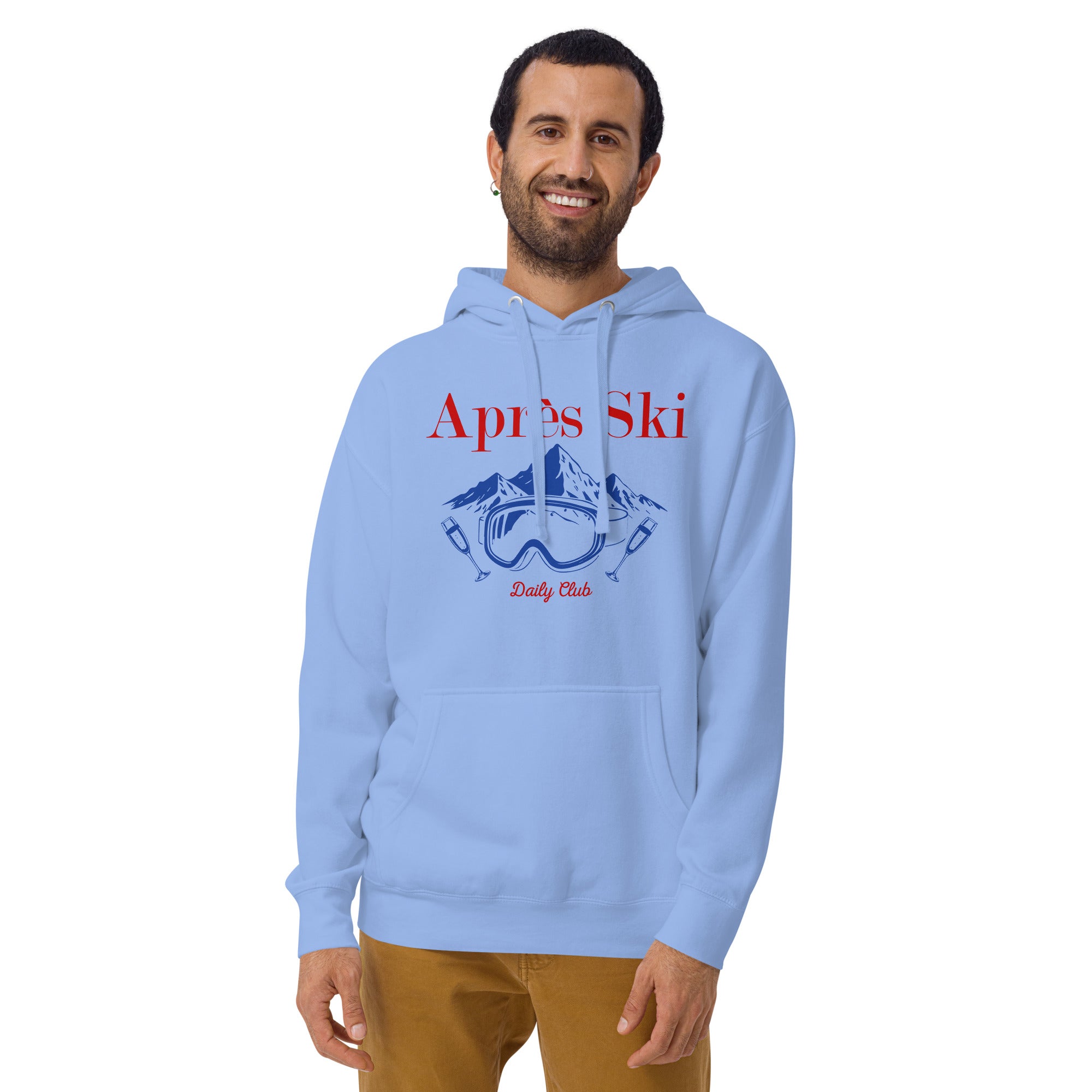 Après Ski Daily Club Hoodie - Carolina Blue