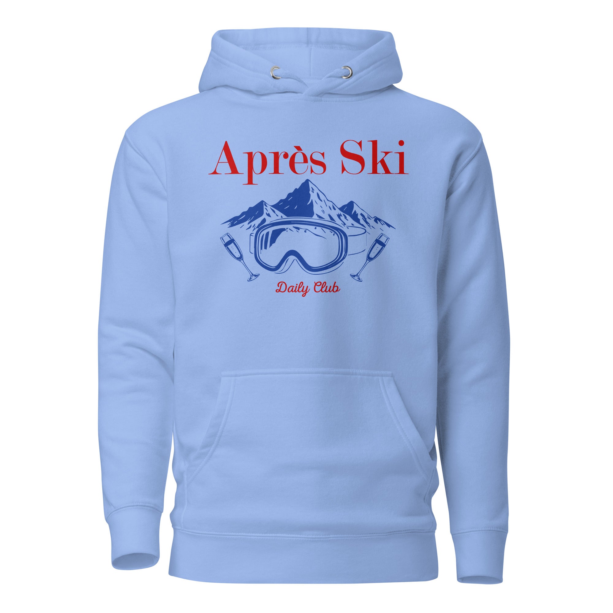 Après Ski Daily Club Hoodie - Carolina Blue