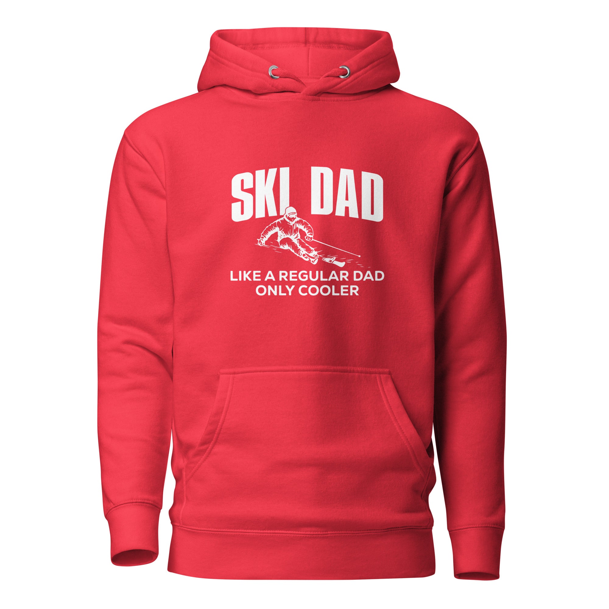Ski Dad Hoodie Team Red