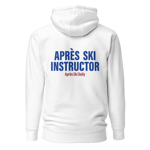 Après Ski Instructor ASD Hoodie - White