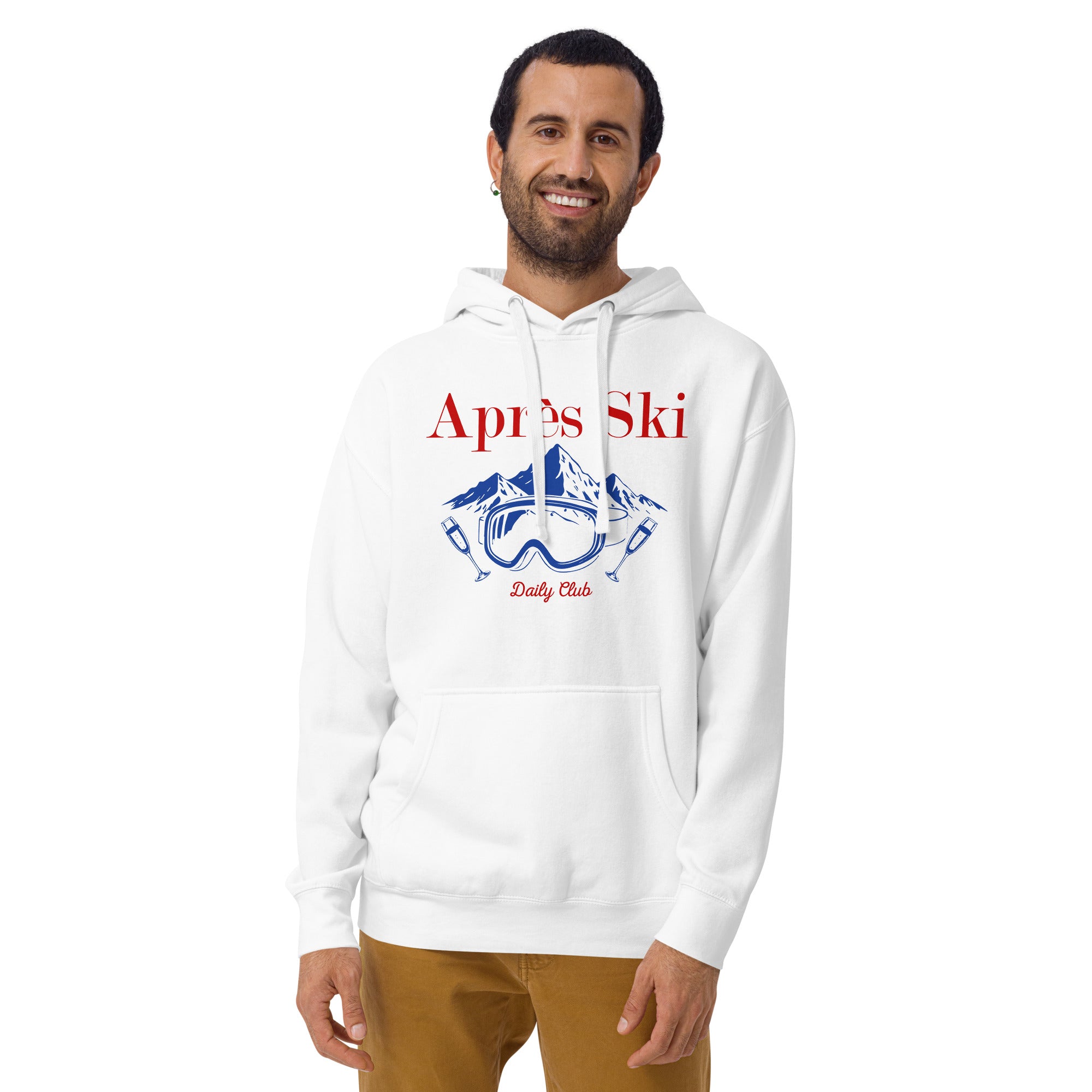 Après Ski Daily Club Hoodie - White