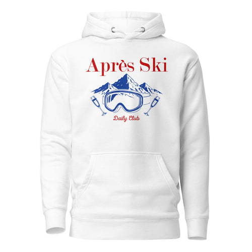 Après Ski Daily Club Hoodie - White
