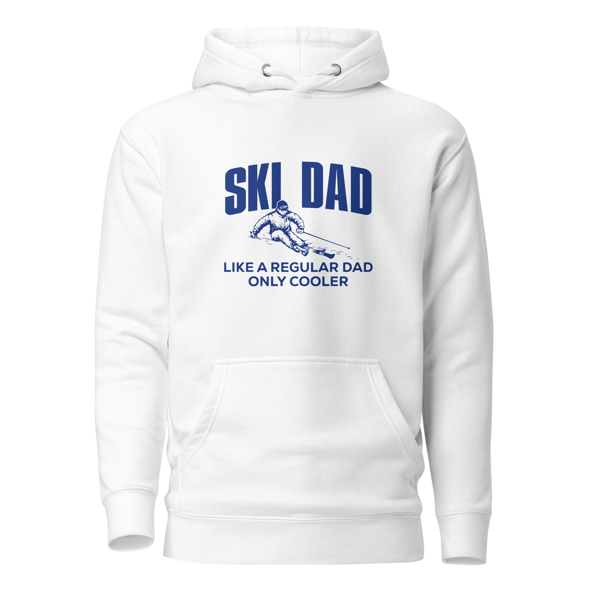Ski Dad Hoodie White