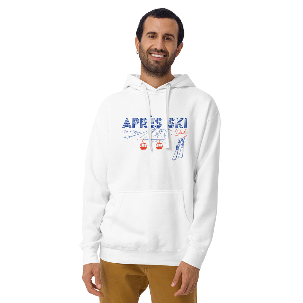 Après Ski Daily Design Hoodie - White