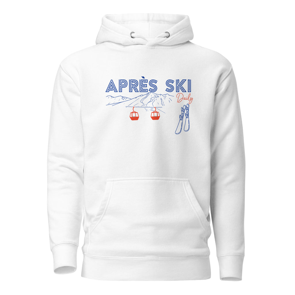 Après Ski Daily Design Hoodie - White