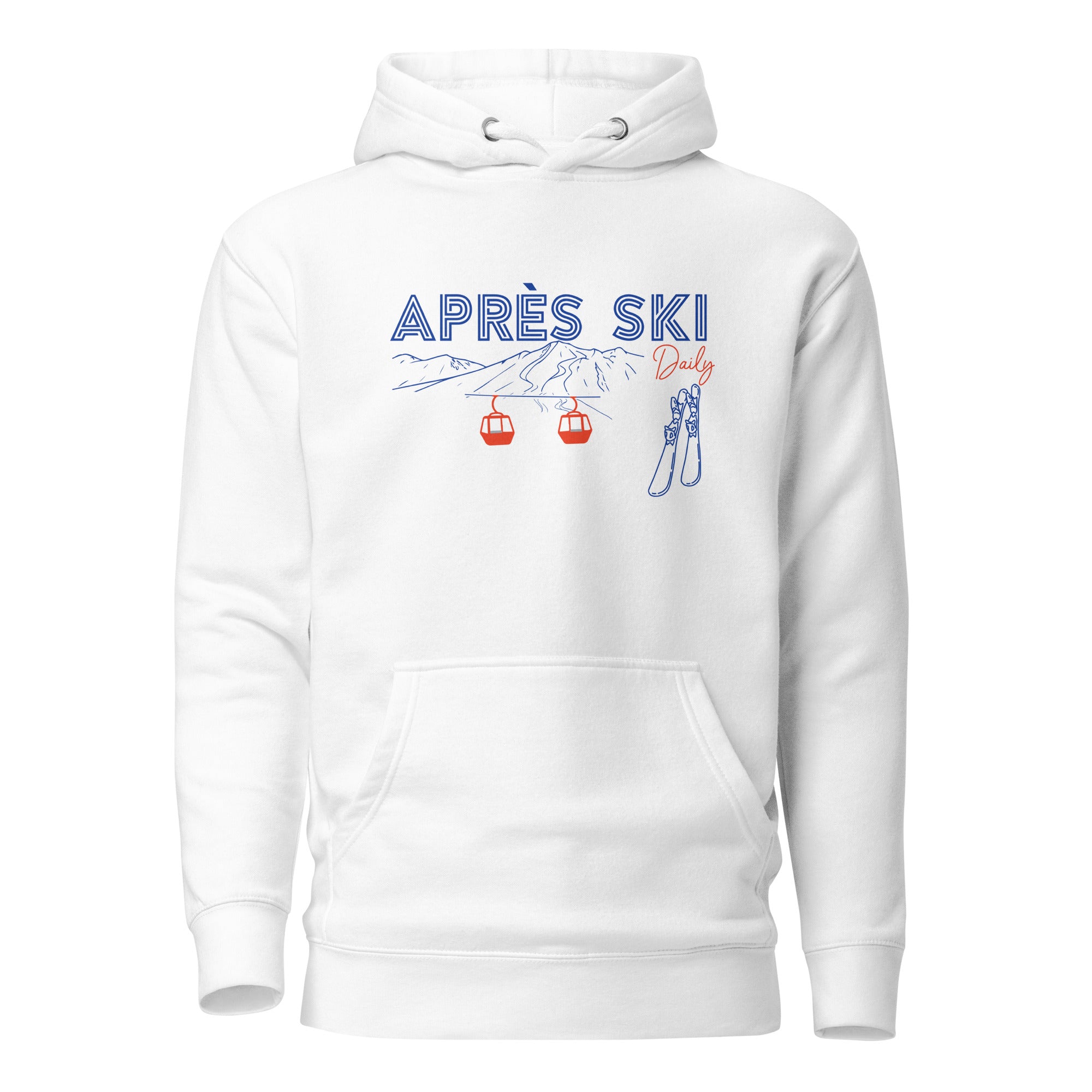 Après Ski Daily Design Hoodie - White