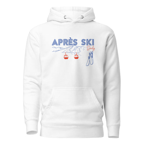 Après Ski Daily Design Hoodie - White
