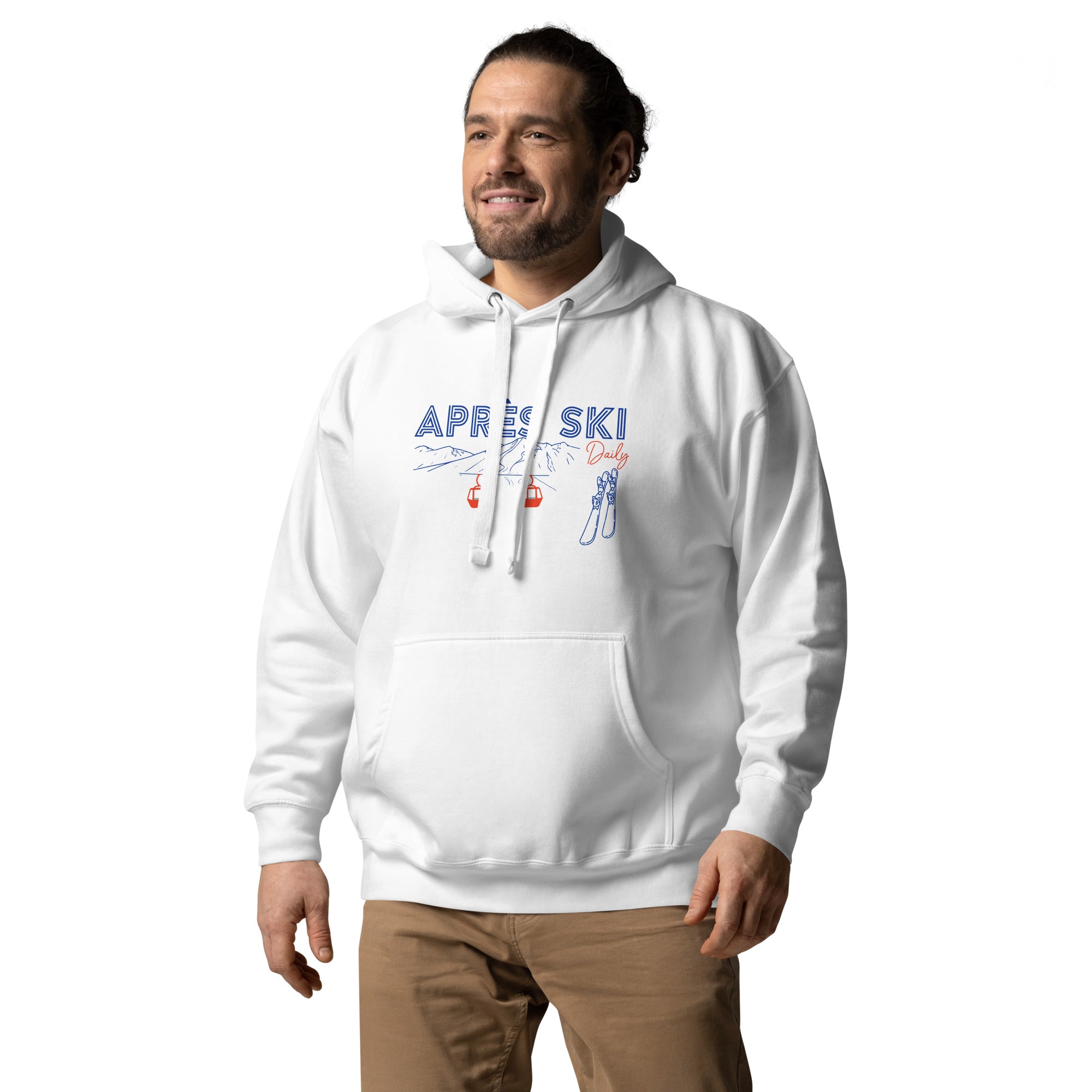 Après Ski Daily Design Hoodie - White