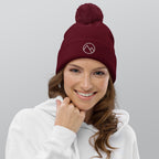 Après Ski Daily Pompom Beanie - Burgundy