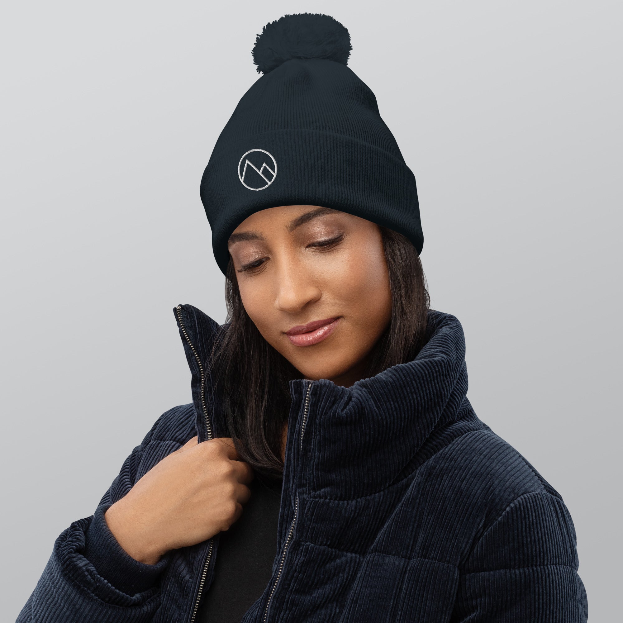 Après Ski Daily Pompom Beanie - Navy