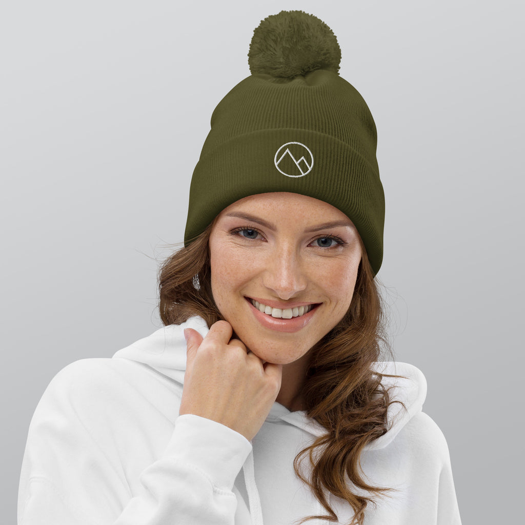 Après Ski Daily Pompom Beanie - Moss Green