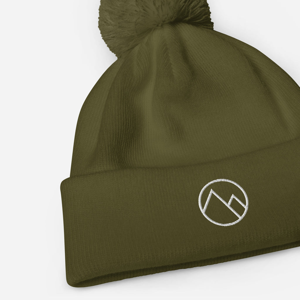 Après Ski Daily Pompom Beanie - Moss Green
