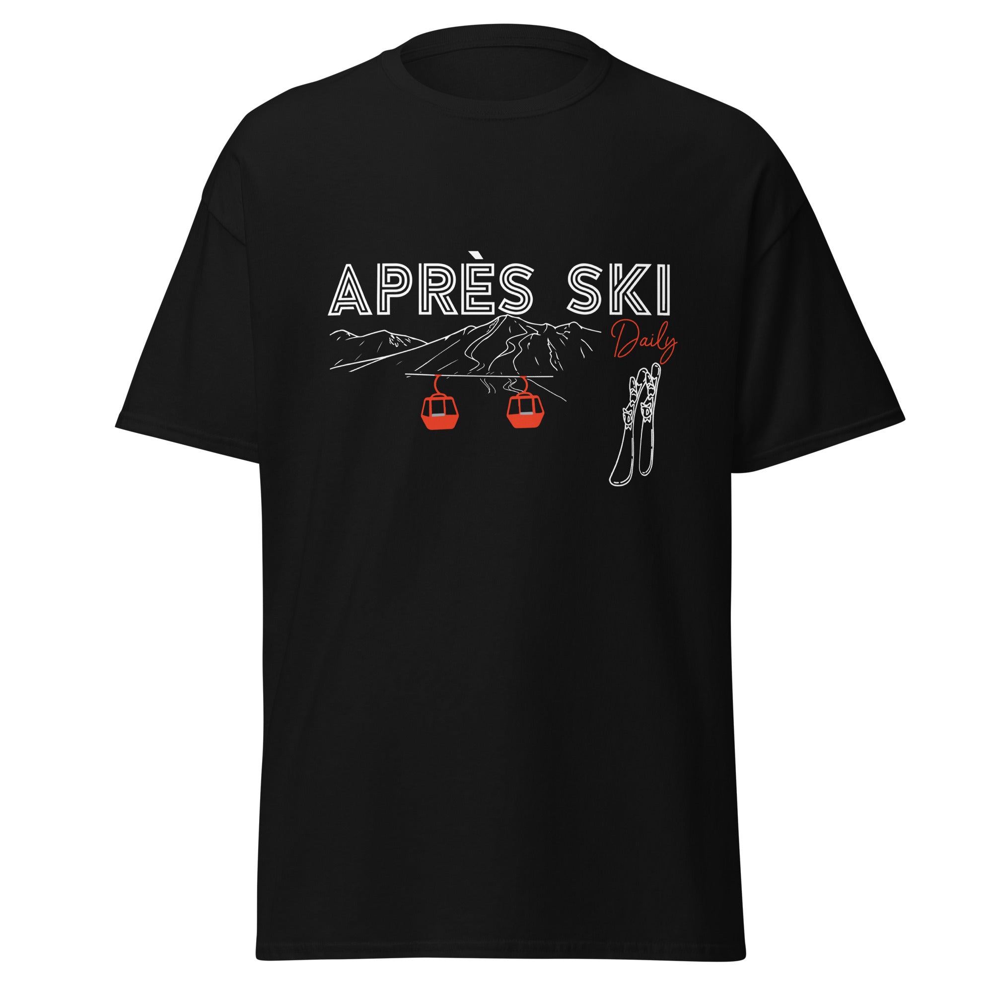 Après Ski Daily Design T-shirt - Black