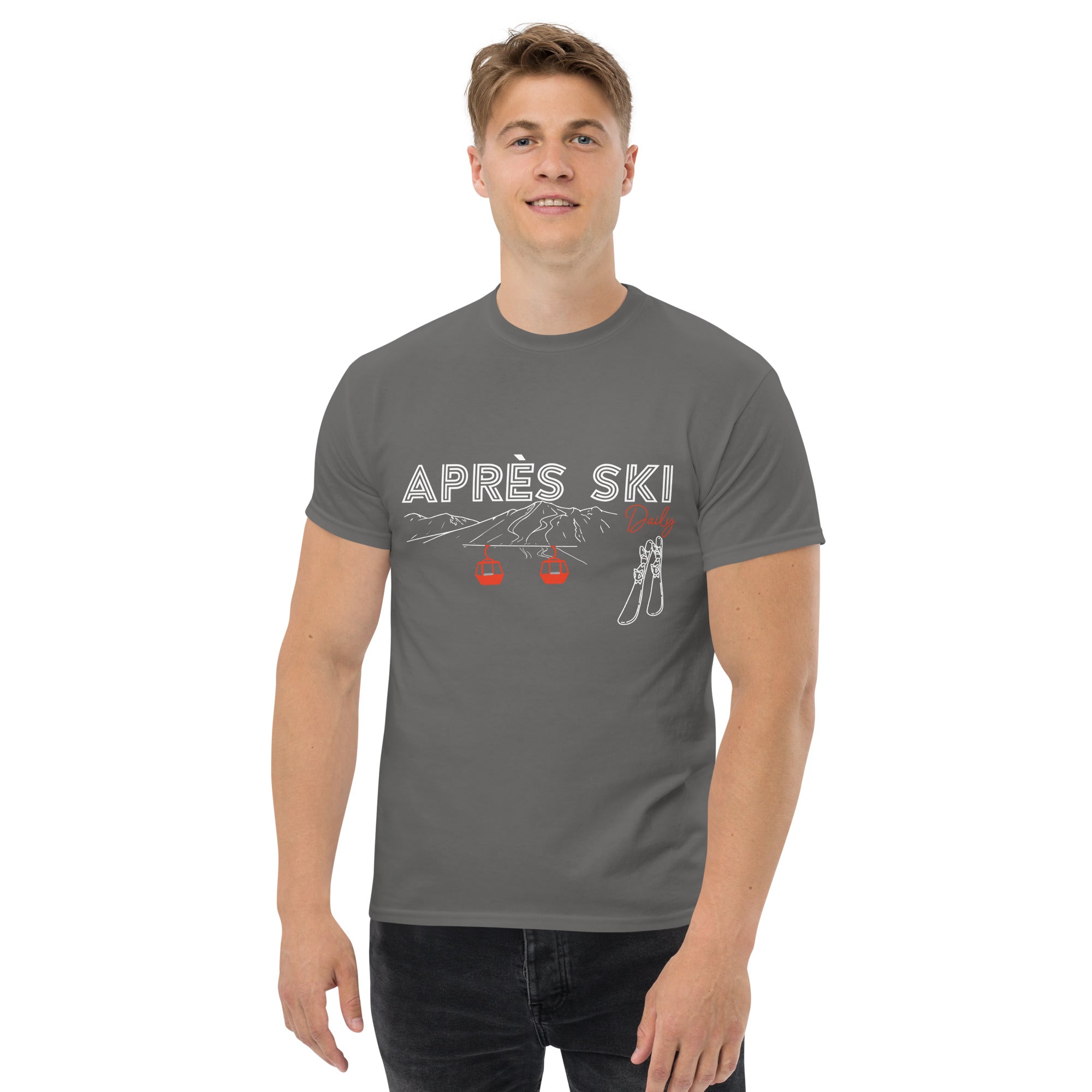 Après Ski Daily Design T-shirt - Charcoal