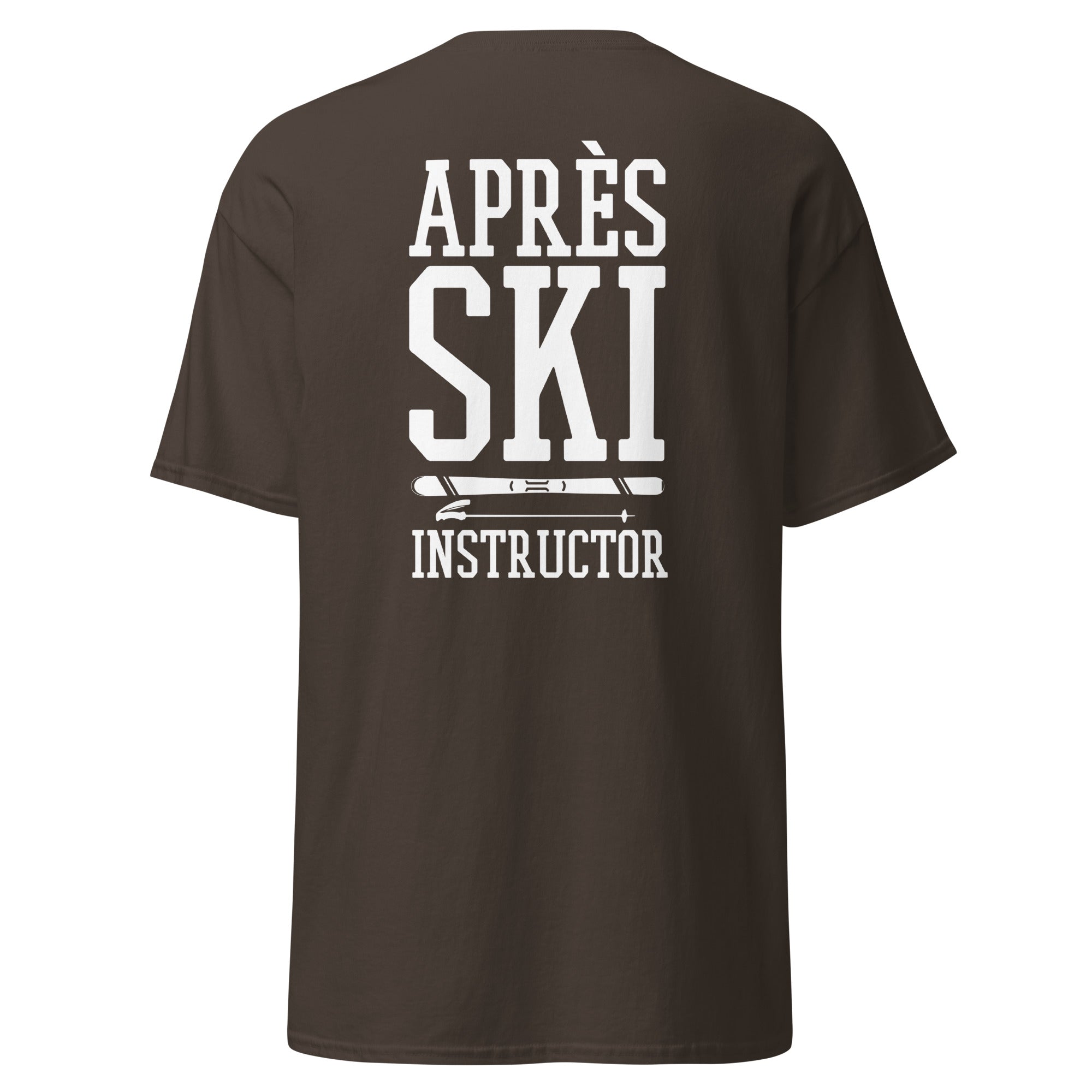 Après Ski Instructor T-shirt - Dark Chocolate