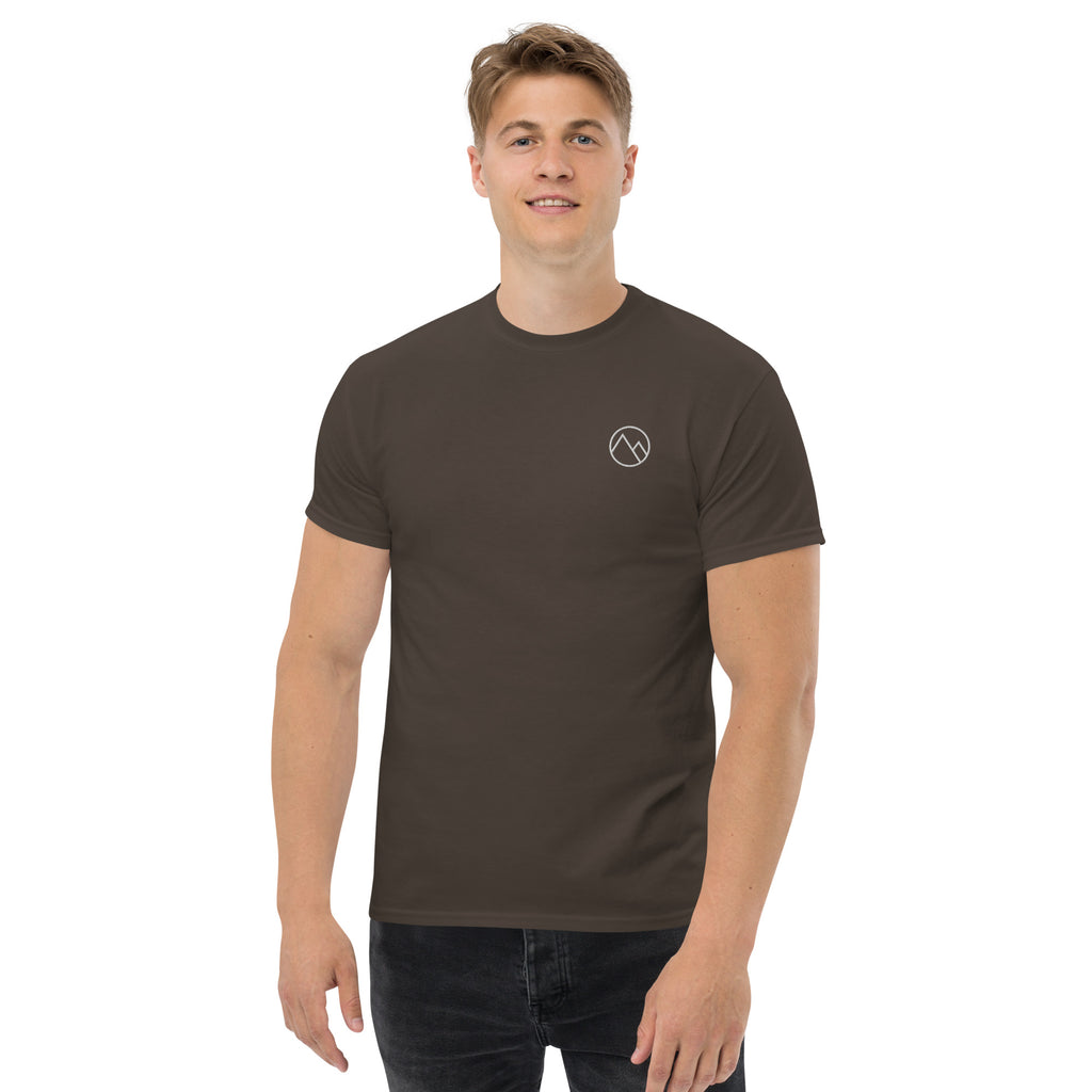 Après Ski Daily Embroidery Classic T-shirt - Dark Chocolate