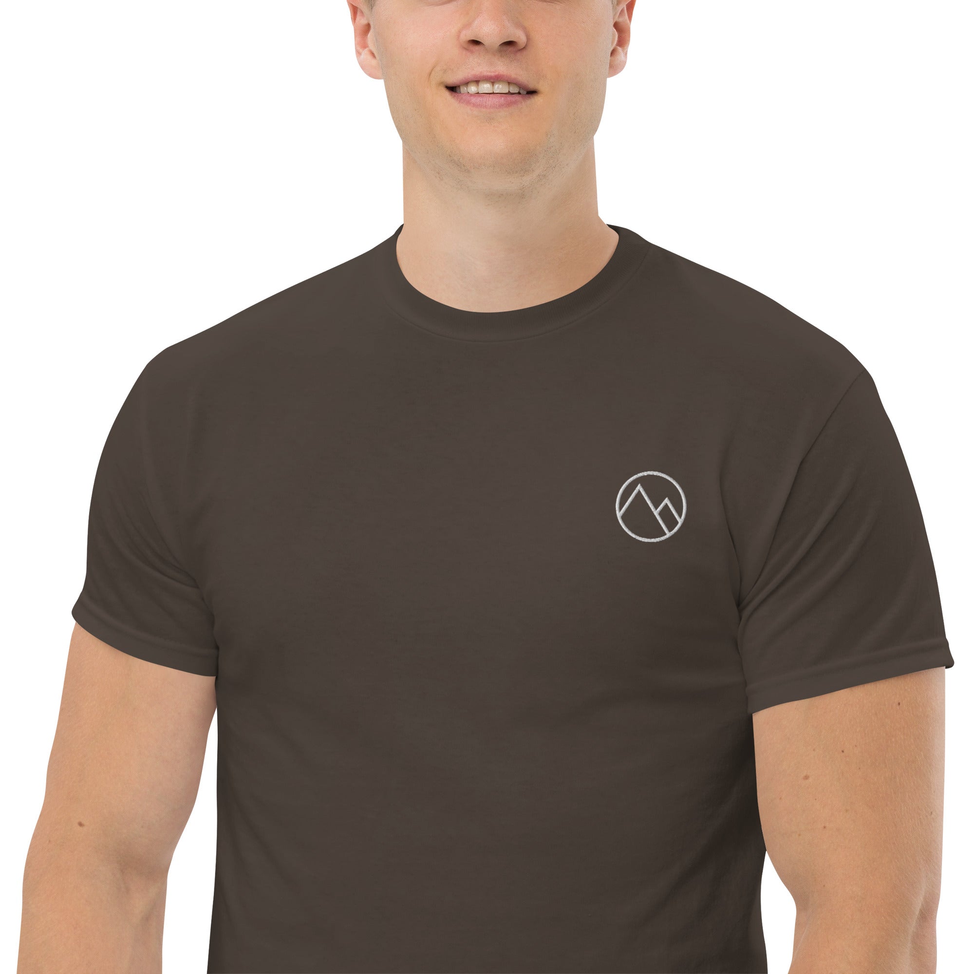 Après Ski Daily Embroidery Classic T-shirt - Dark Chocolate