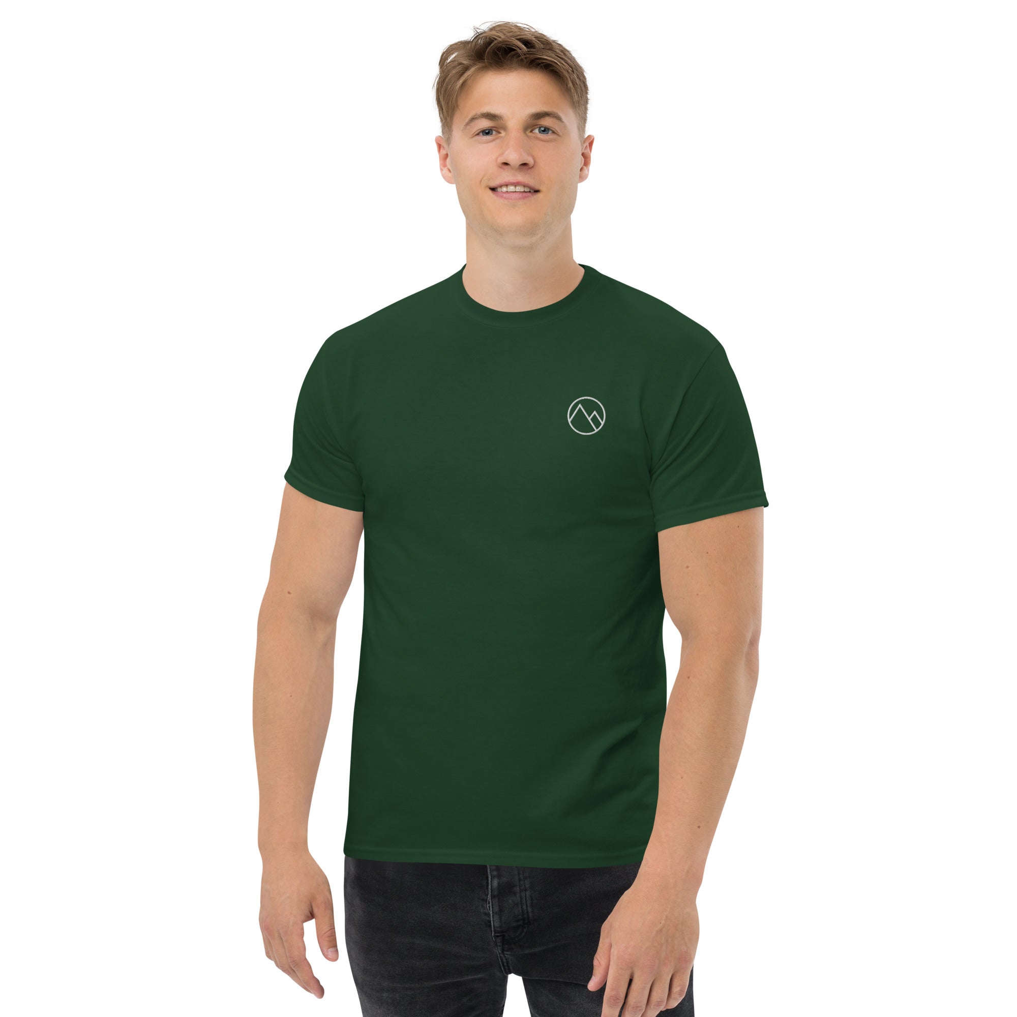 Après Ski Daily Embroidery Classic T-shirt - Forest Green