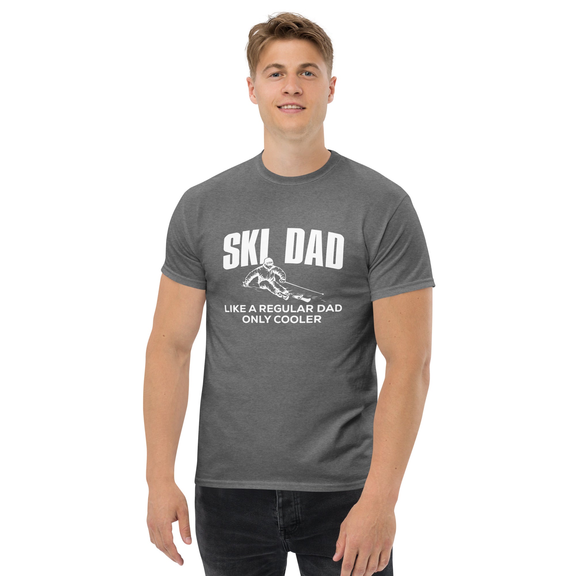Ski Dad T-shirt Graphite Heather