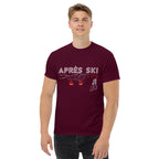 Après Ski Daily Design T-shirt - Maroon