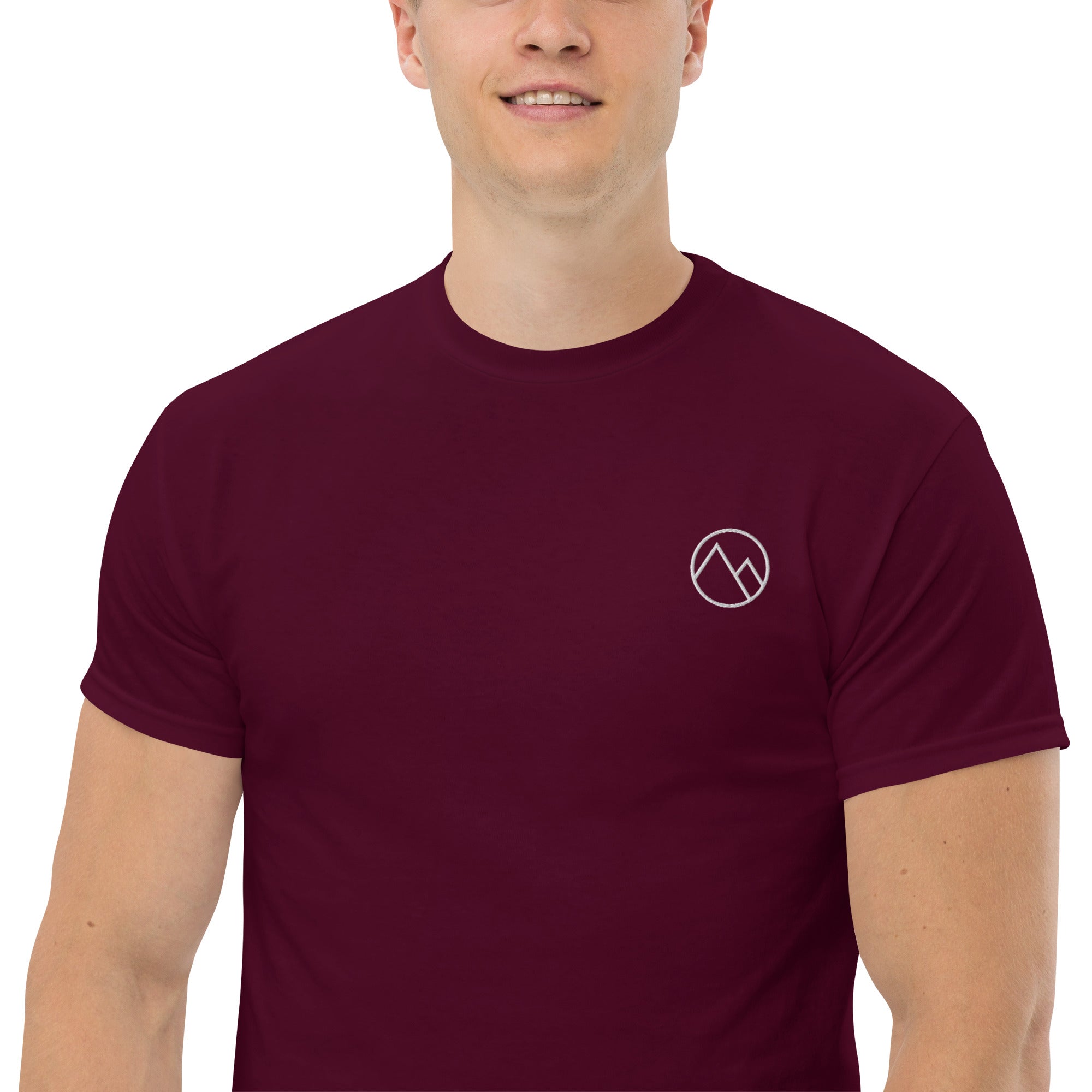 Après Ski Daily Embroidery Classic T-shirt - Maroon