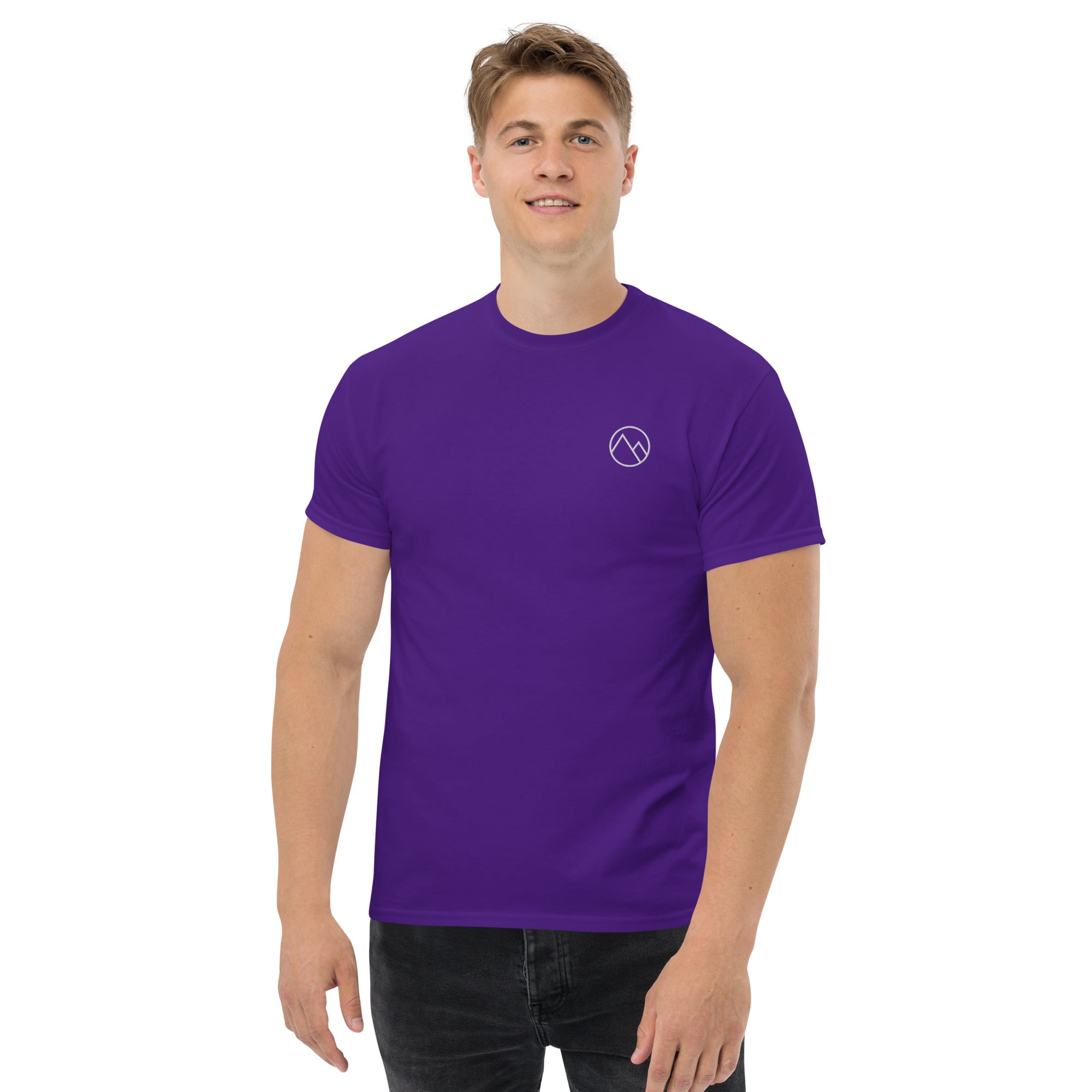 Après Ski Daily Embroidery Classic T-shirt - Purple