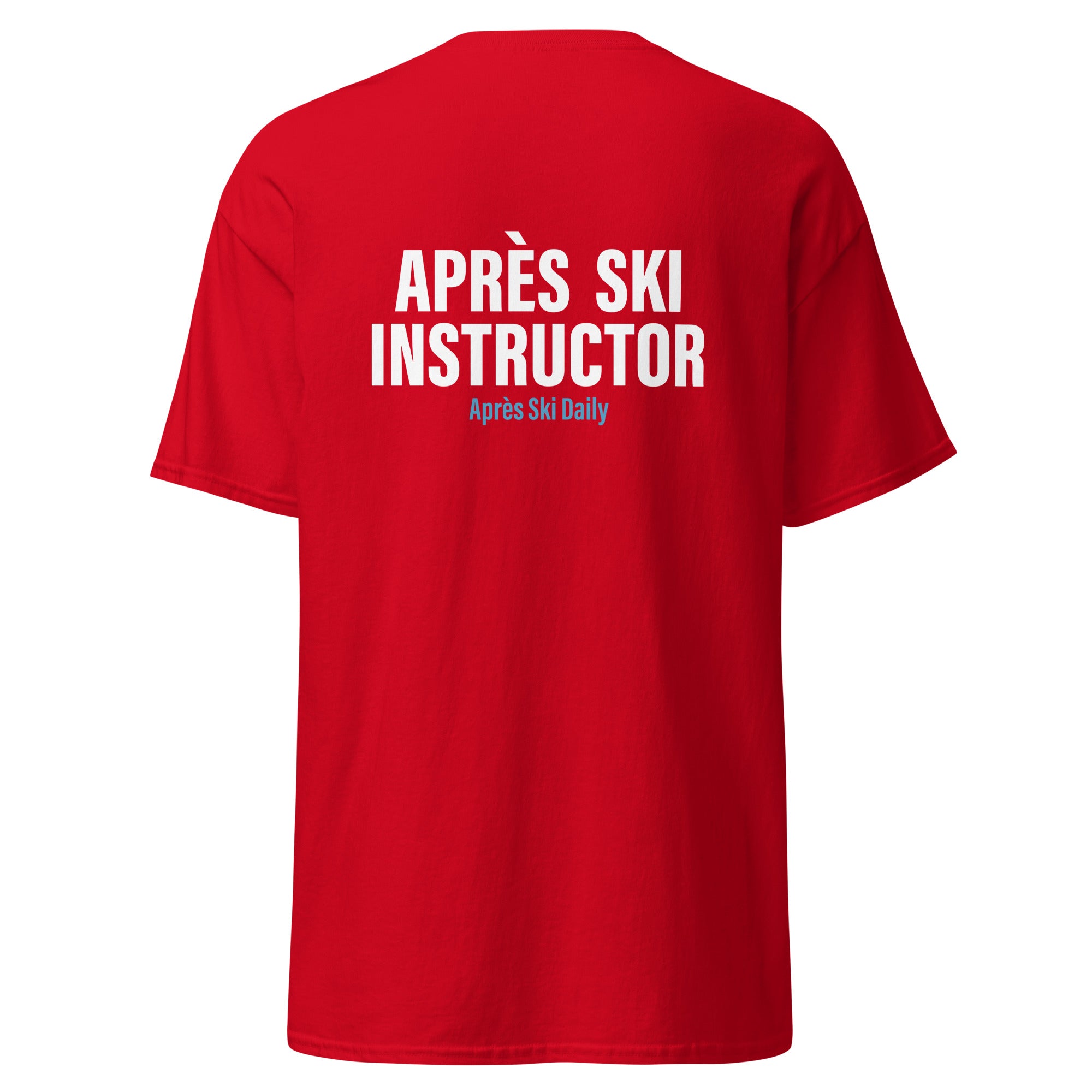 Après Ski Instructor ASD T-shirt - Red