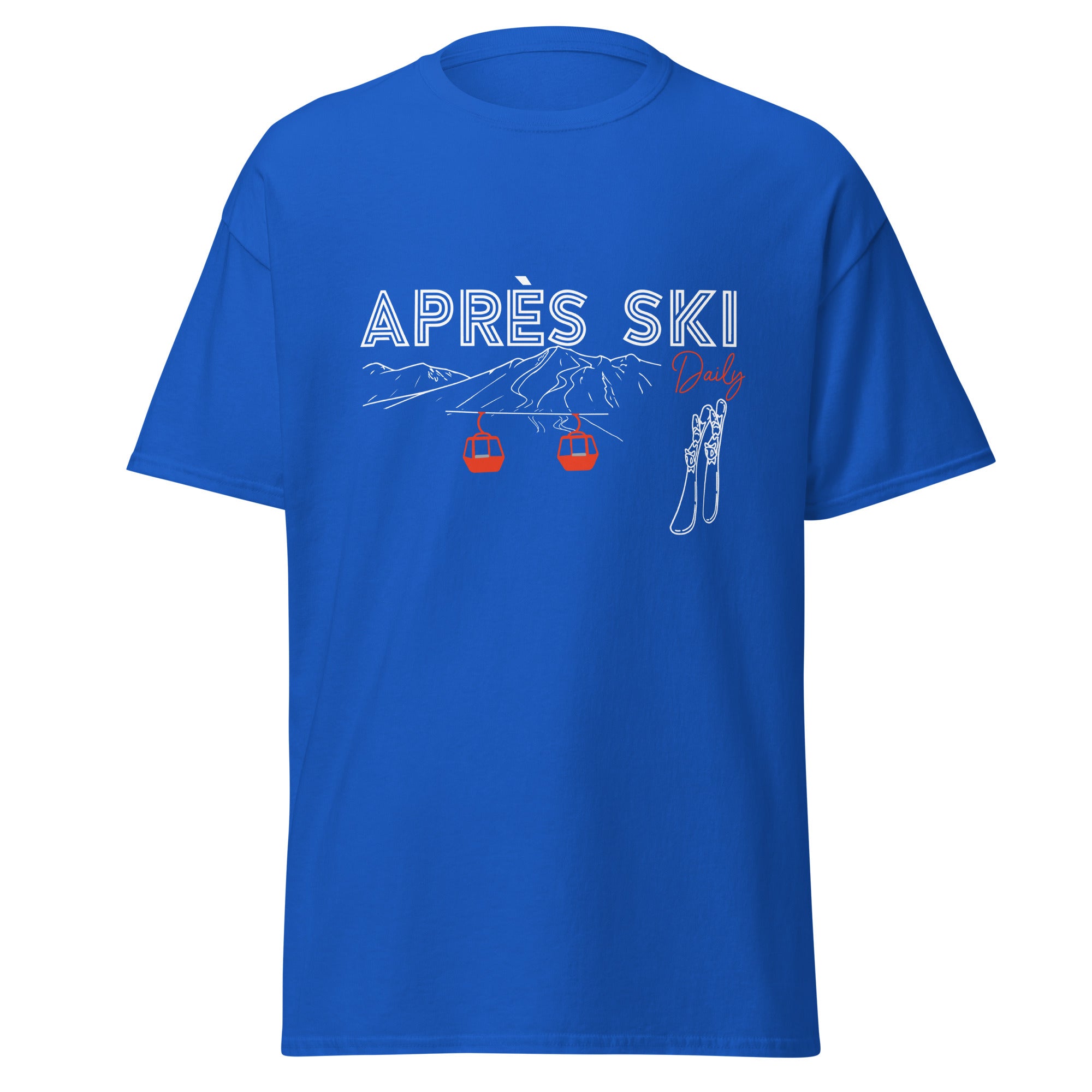 Après Ski Daily Design T-shirt - Royal