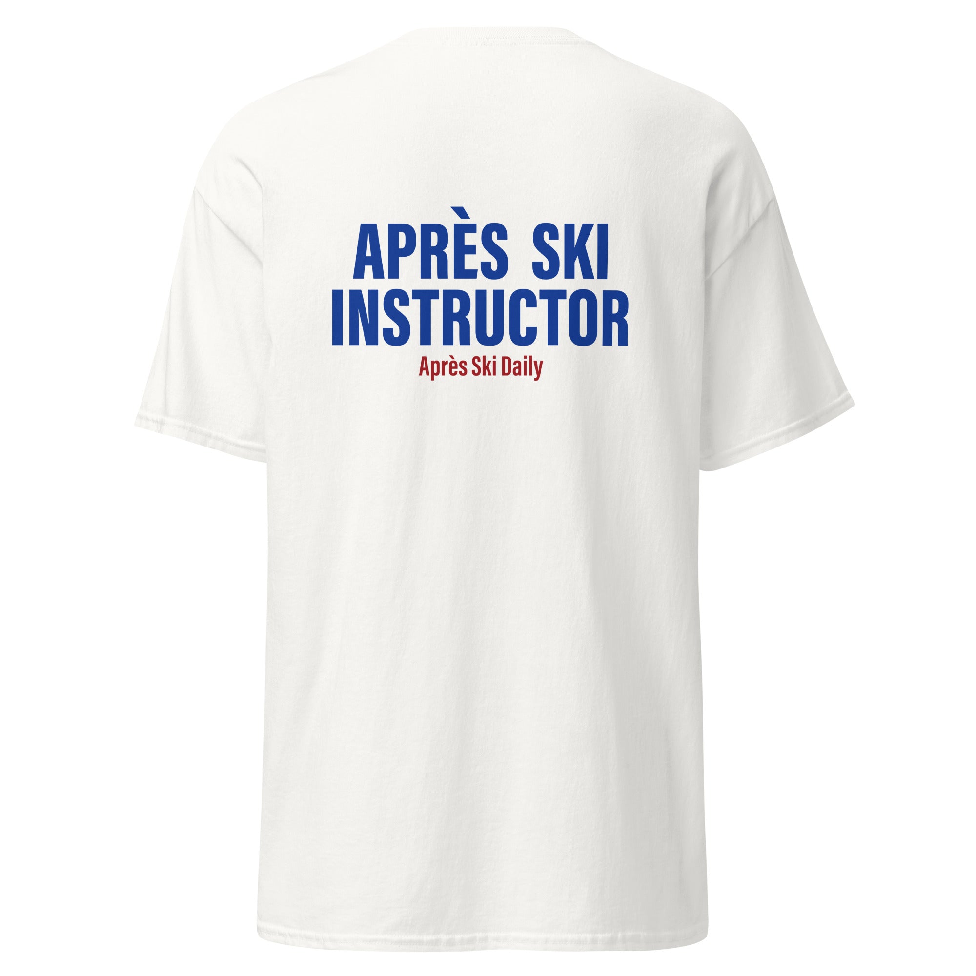 Après Ski Instructor ASD T-shirt - White